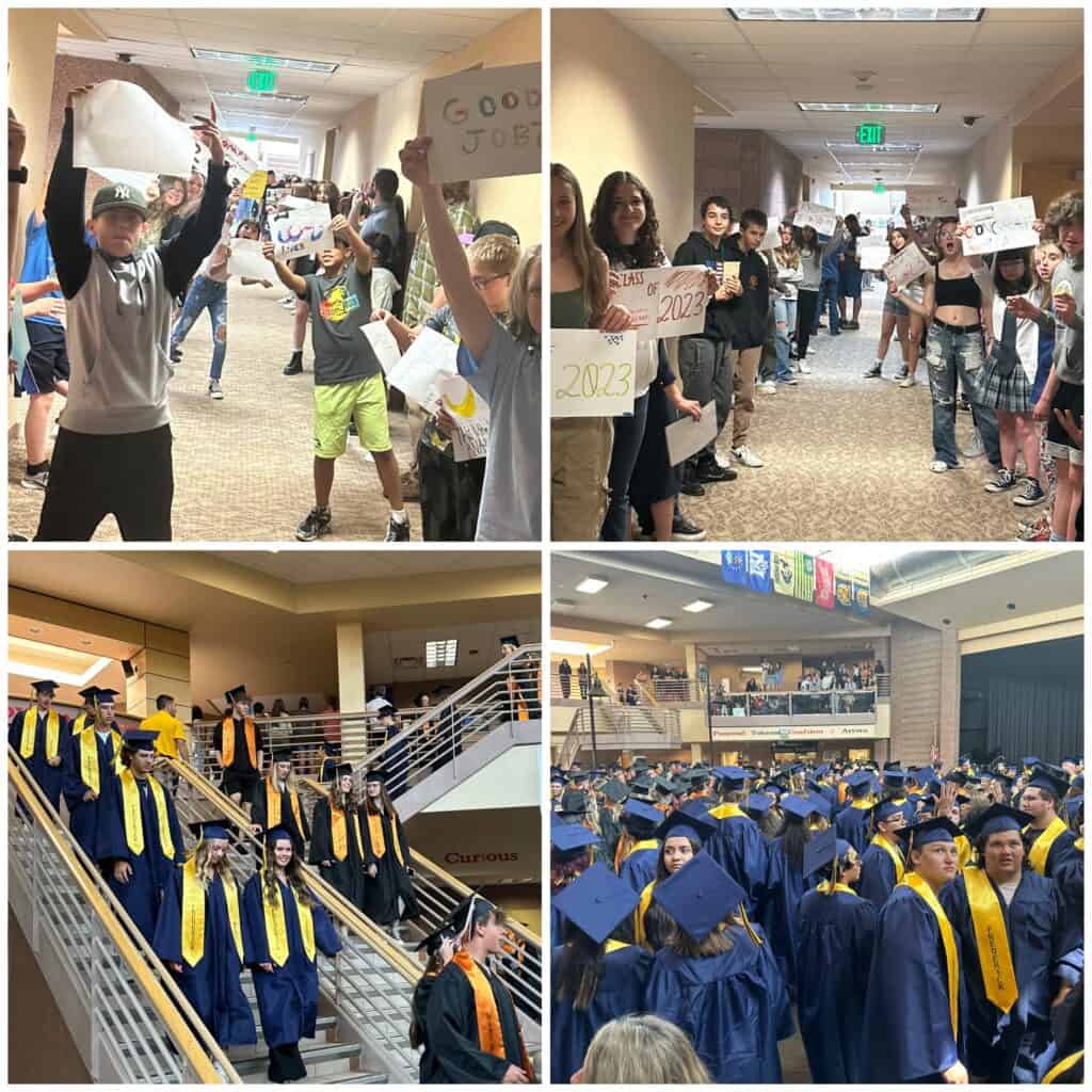 We got to celebrate our former students as the 2023 graduates of Frederick High School and Mead High School stopped by for the graduate walk