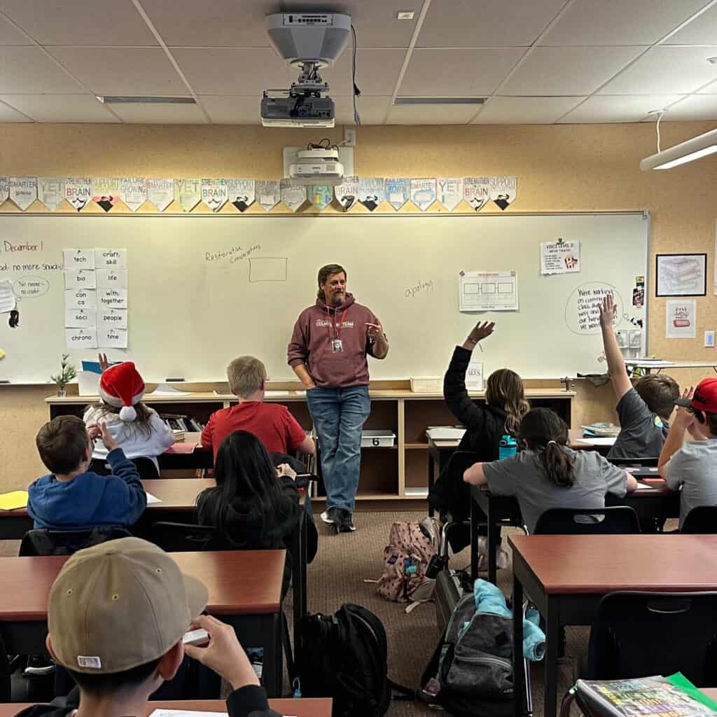 Mr. Jackson and our counseling team have been visiting 6th grade language arts classrooms to discuss having restorative conversations with peers and teachers.