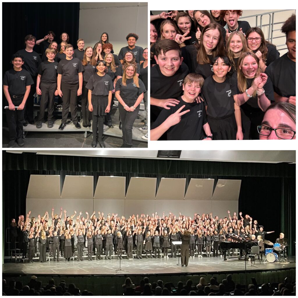 We are proud of the 18 Coal Ridge students who auditioned and were accepted into the SVVSD Honor Choir. Their Thursday, Jan. 18 performance was beautiful.