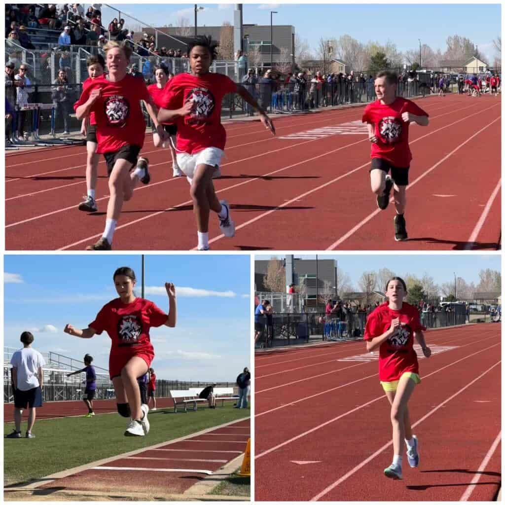 El lunes, nuestros alumnos demostraron una gran perseverancia y dedicación al competir en nuestra pista de atletismo en casa, en la escuela Frederick High .