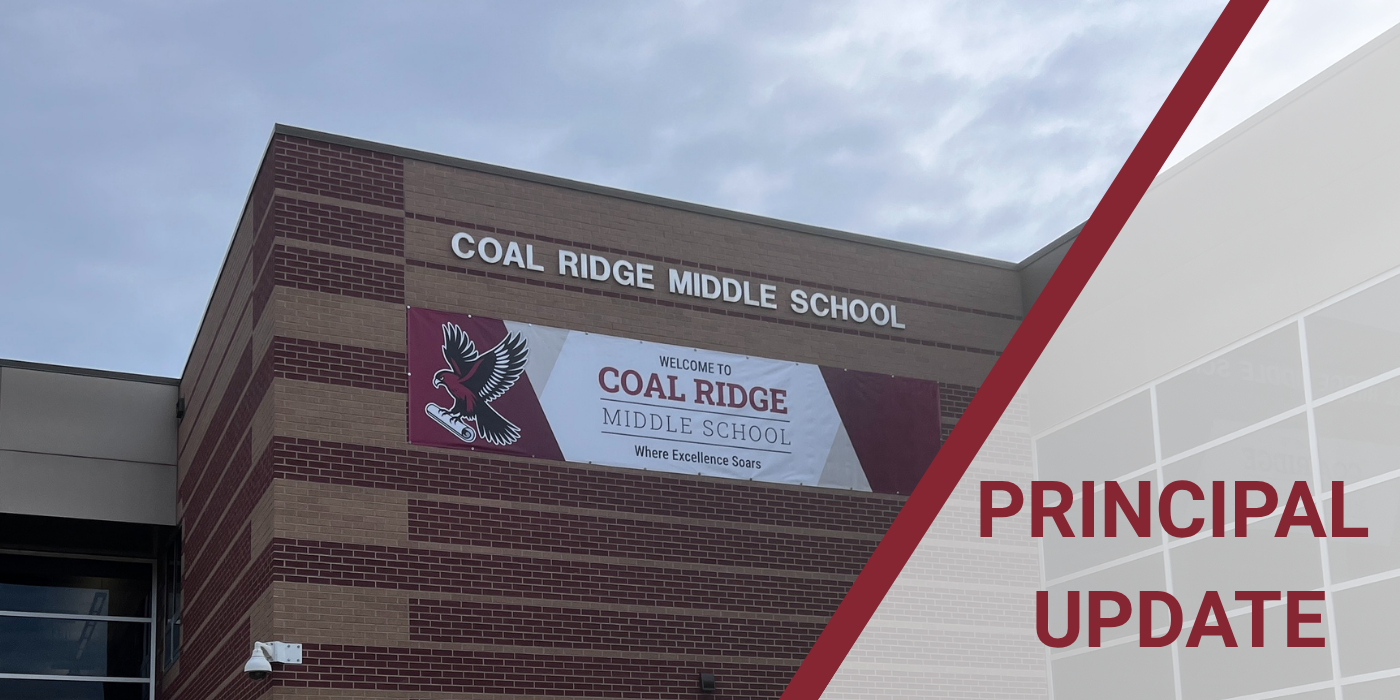 School Building and Coal Ridge Sign